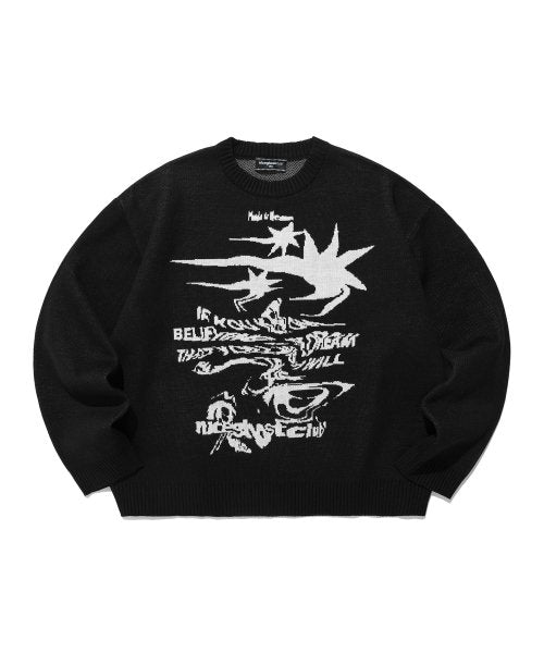 Tornado Logo Knit_Black (NG2DFUK607A)