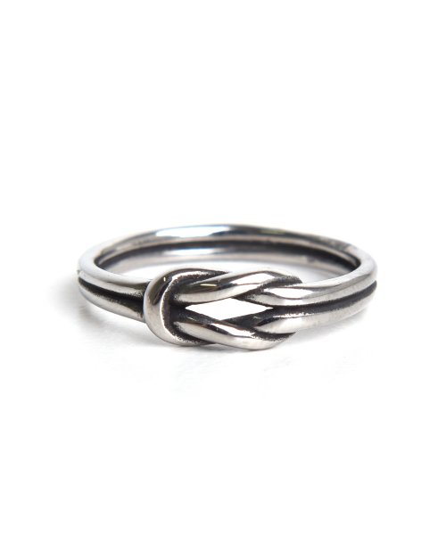 BAT403 [surgical steel] Vintage knot chain Ring
