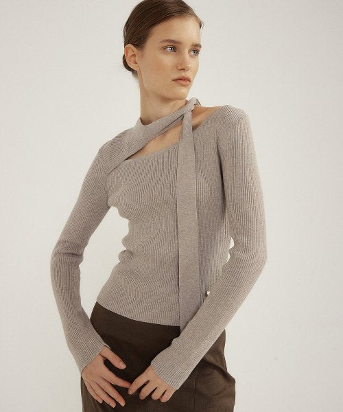 Neck Tie Knit (oat)