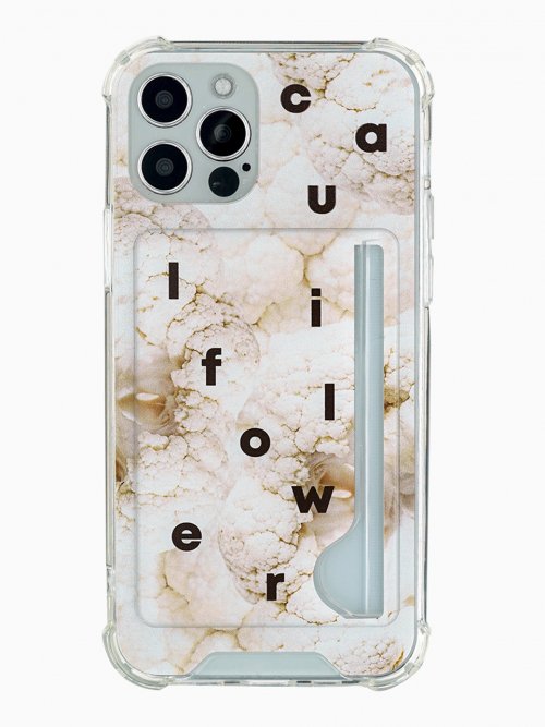 Cauliflower iPhone Clear Bumper Card Case
