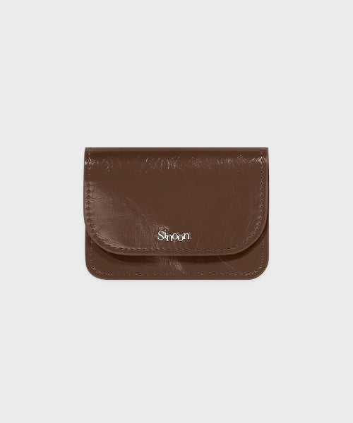 Sinoon Logo Card Wallet (Brown)