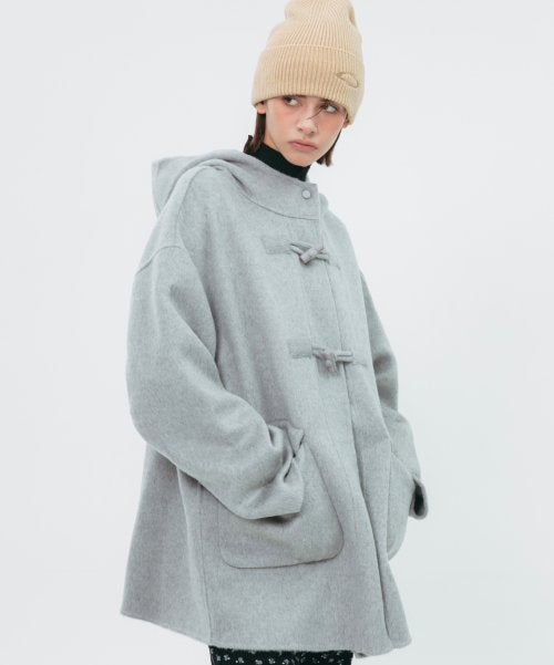 NOI1111 Handmade Duffle Coat (Light Grey)
