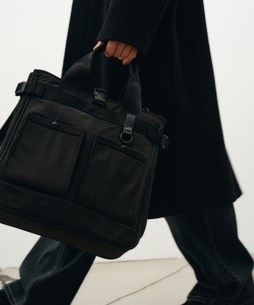 Urbane County Cross Tote Bag [BLACK]