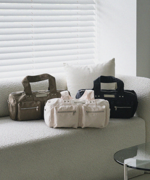 Nylon Pocket Duffle Bag (3 colors)