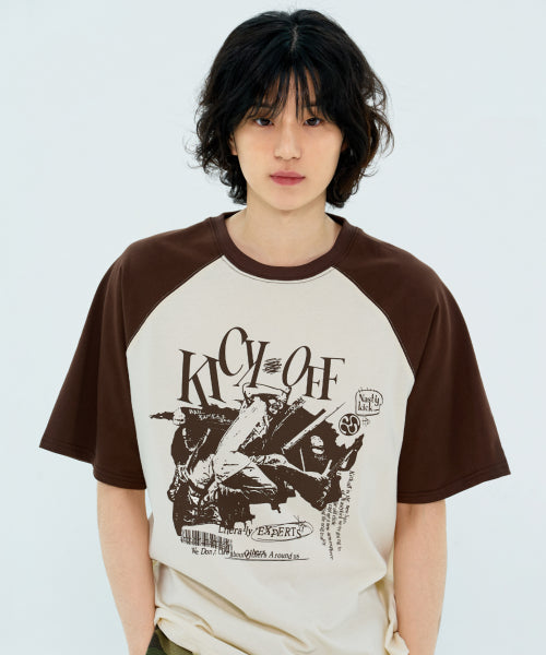 Pitchy Raglan Tee (Ivory)_K24QB721