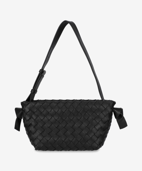 Tie shoulder bag - Black / 690503V48I18803