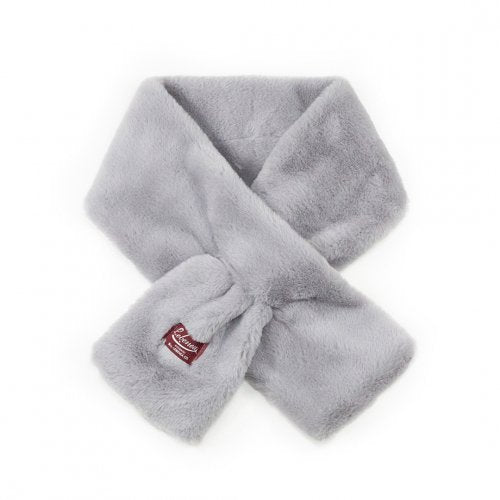 Mink fur muffler gray