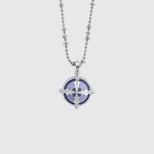 Cross Vintage Necklace _ Lavender