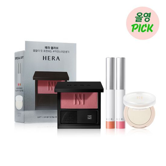 [3/22 Daily Special Price] [Limited Plan] Hera Blush 5.5g (+Lip Pencil 2 types, Glowbam/Cherish, Ballet)