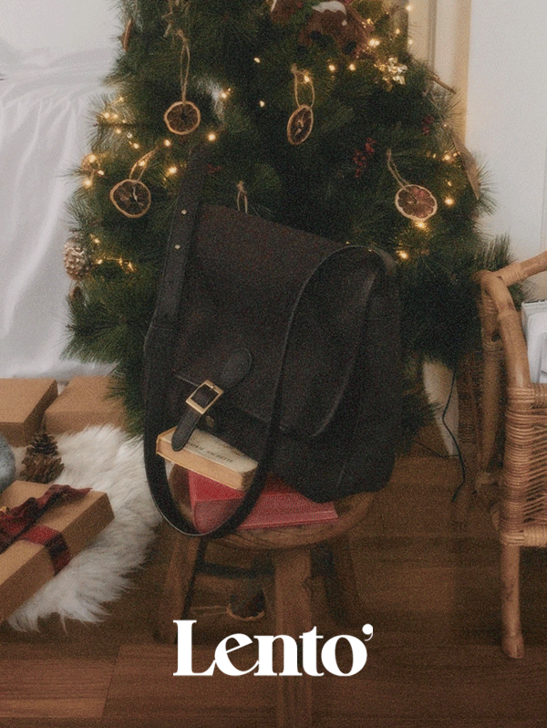 Slow and #LENTO. Tito Vintage Suede Bag - 2 colors (Pre-order: Scheduled to be shipped sequentially after early March)