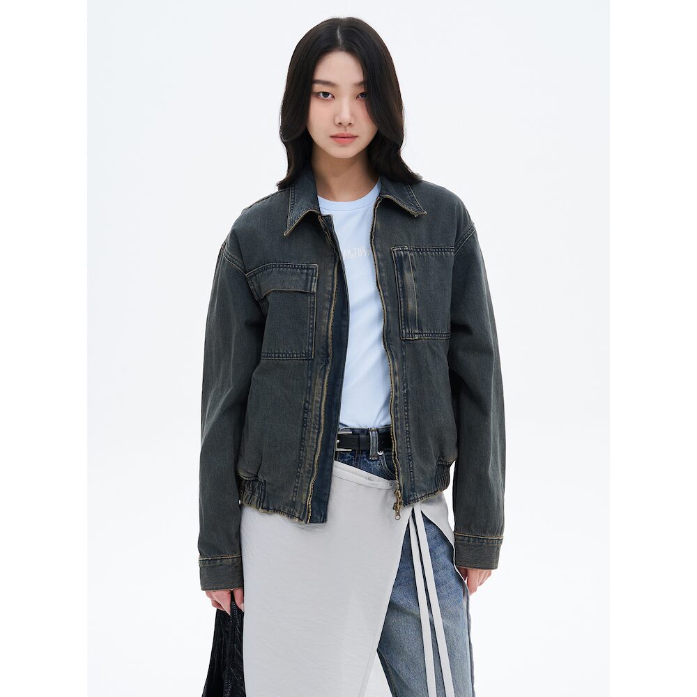 8 Seconds Washing Denim Jumper Navy (165339APJR)