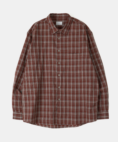 Core Checkered Shirt Brick