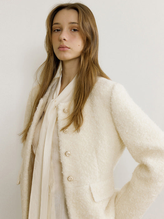 FLARE LOOP JK_IVORY