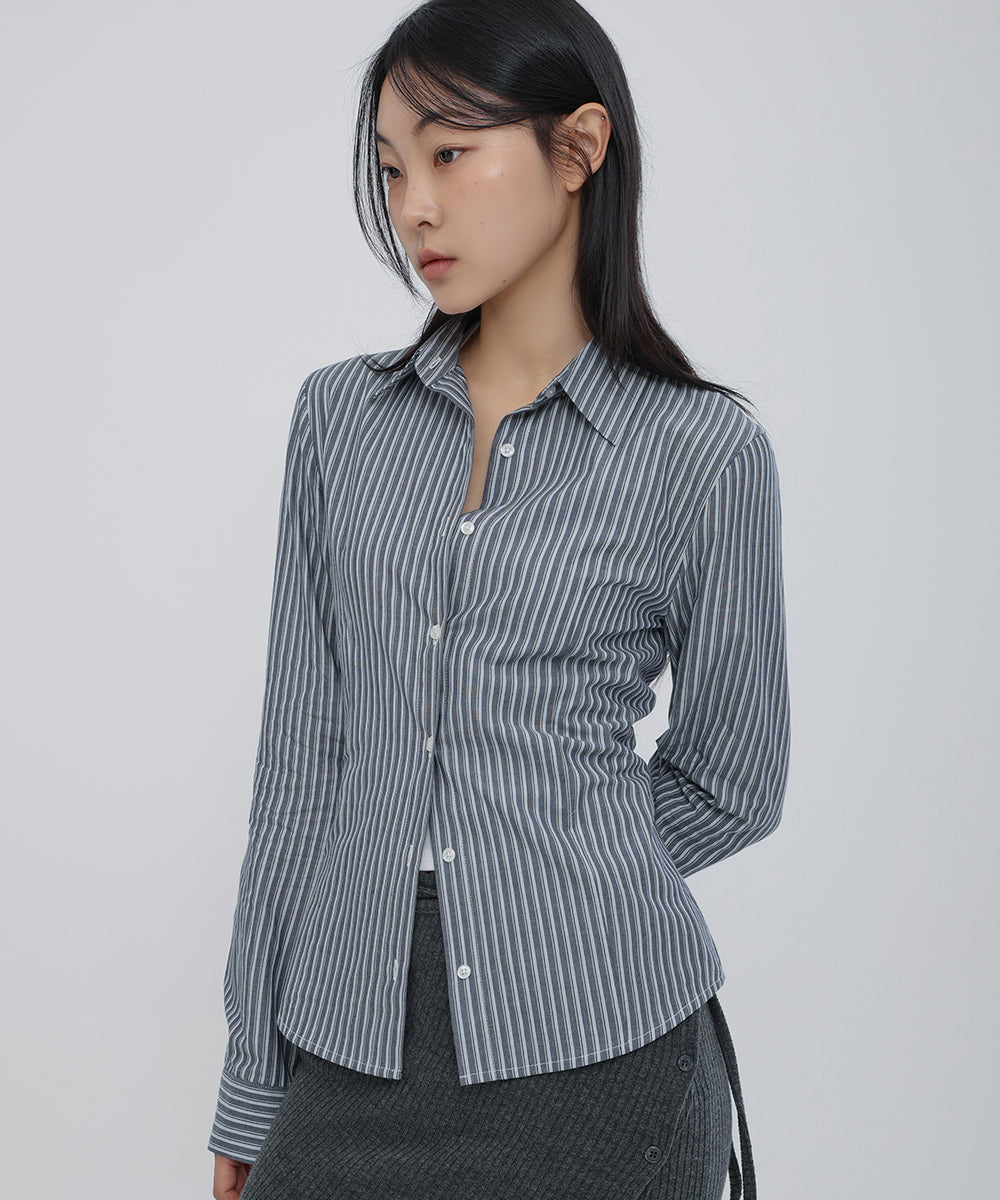 Cheeks Stripe Slim Fit Shirt