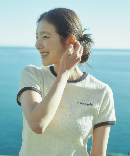 Weekender Ringer T-shirt (KD2RSG2109FCRM)