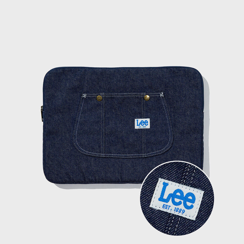 Vintage Logo Laptop Pouch Indigo Dark