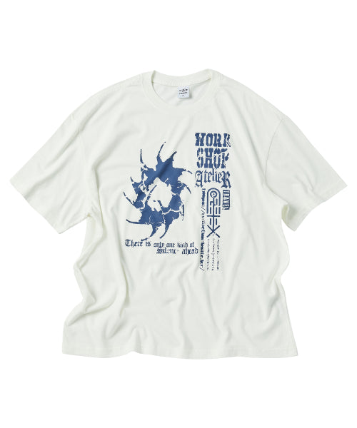 アトリエピグメント 半袖Tシャツ クリーム