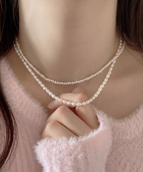 Silver 925 Dress Freshwater Pearl Necklace