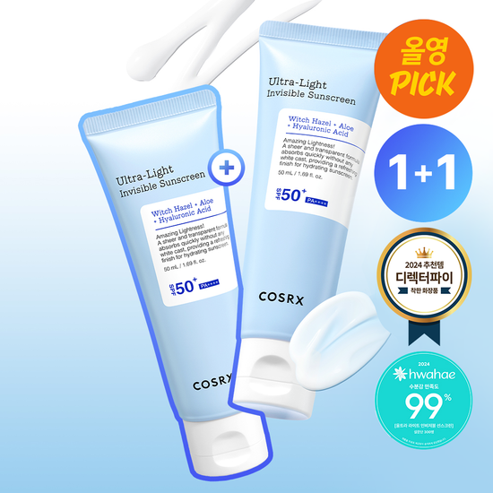 [October Olive Young Pick / 1+1] COSRX Ultra Light Clear Water Barrier Sun Serum 50ml Double Plan