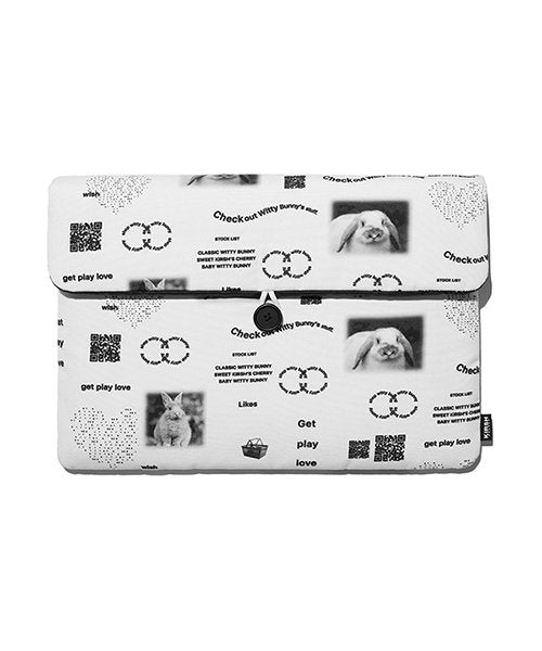 ウィッティバニー iPadポーチ [ホワイト]