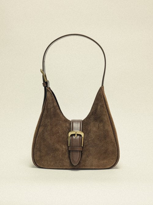 Mama's Hobo Bag-Brown (Suede)