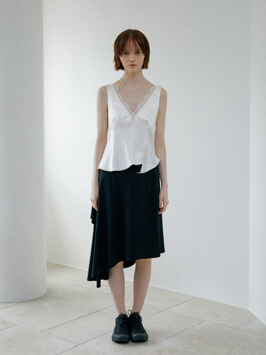 Inez Draped skirt _ black