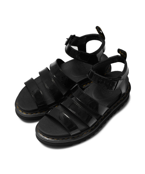 Blair Black Glossy Sandals 24192001