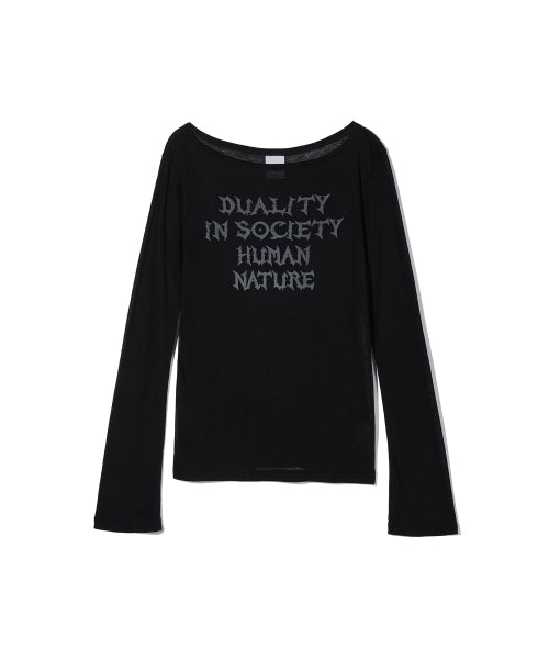 GOTTER GALLERY HUMAN NATURE SHEER MESH TOP_BK - サイズとレビュー | MUSINSA