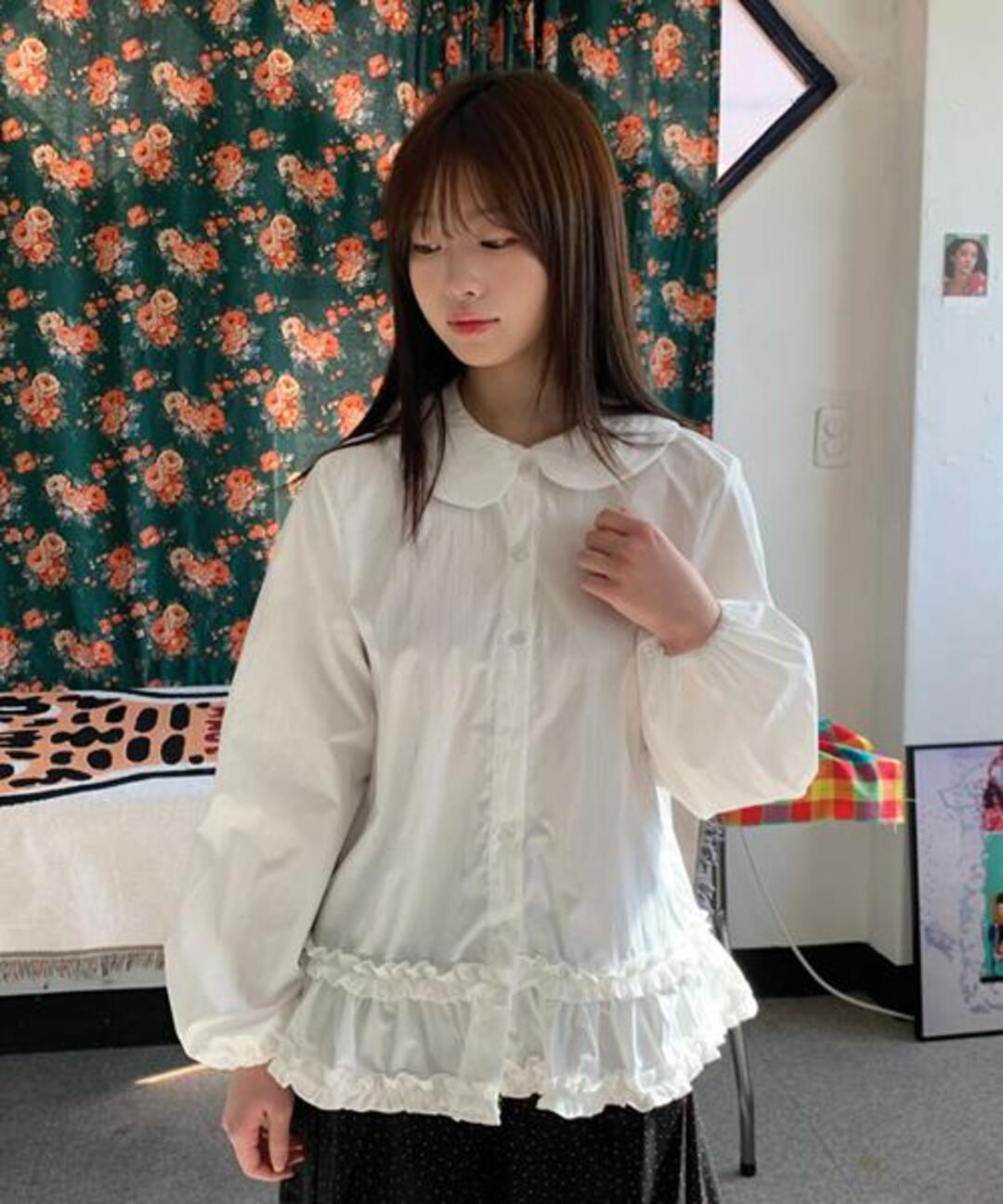 Love and Pop Rose Frill Blouse
