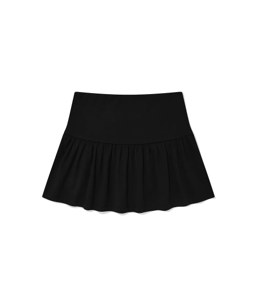 MINI SWEAT SKIRTS [BLACK]
