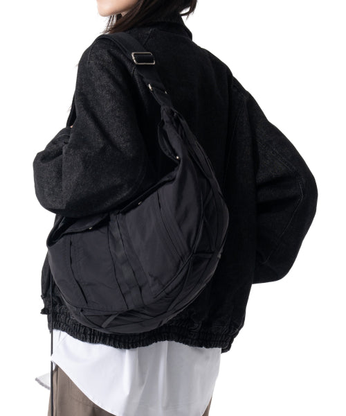 Taped Shoulder Bag (Black)