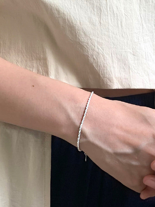 [Exclusive][silver925] Too bling bling bracelet