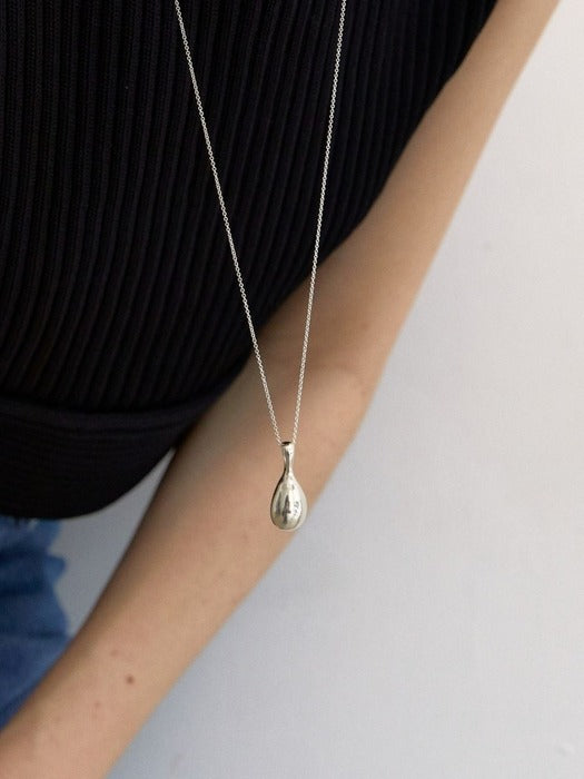 Water Drop Long Necklace-002