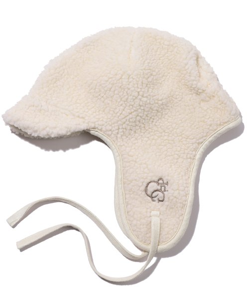 Logo Trooper Fleece Earflap Cream