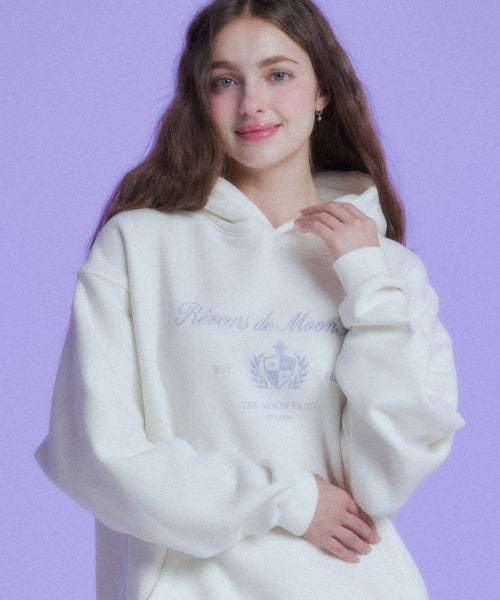 MF Heritage Logo Hoodie-Cream