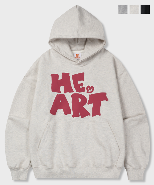 One Heart Hoodie_Oatmeal