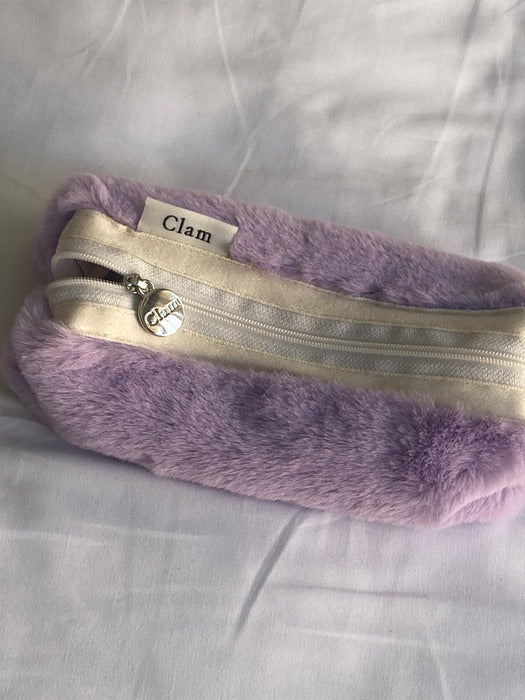 クラムラウンドペンケース_ファーピースバイオレット