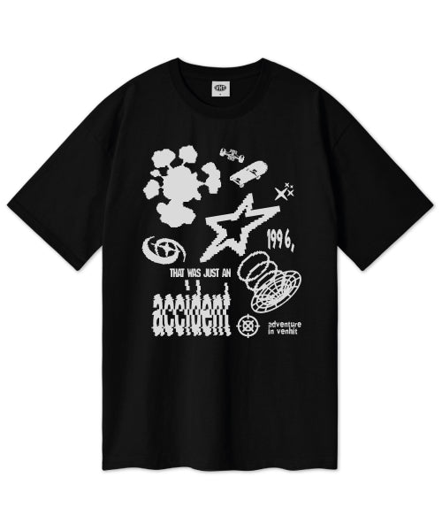 ACCIDENT Oversized Short Sleeve T-shirt