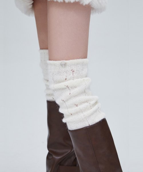 KNIT LEG WARMER BEIGE BP4AK001 BP4AK001