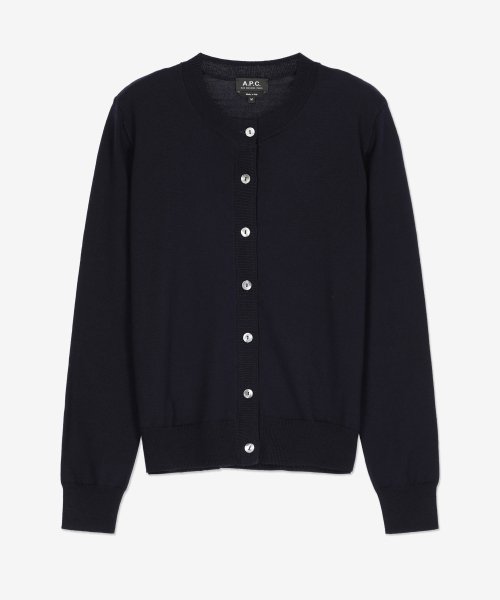 Marine Cardigan - Dark Navy / WVAWMF22174IAK
