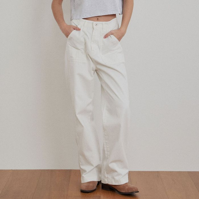 [5th] Base Work Pants (Ivory)