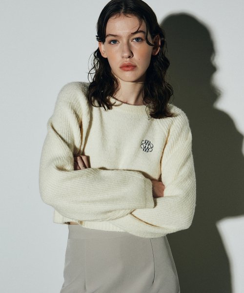 Nicole Soft Raglan Crop Knit_Cream