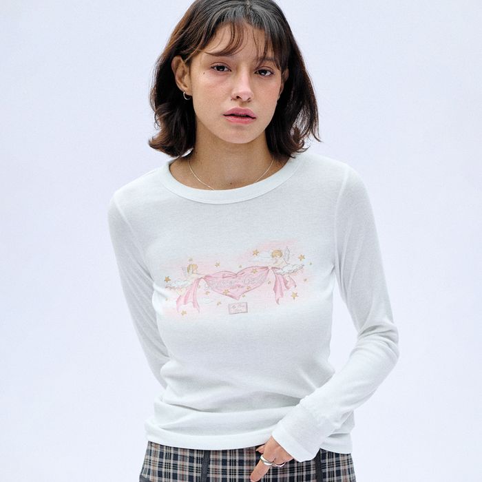 Angel long sleeve-Ivory