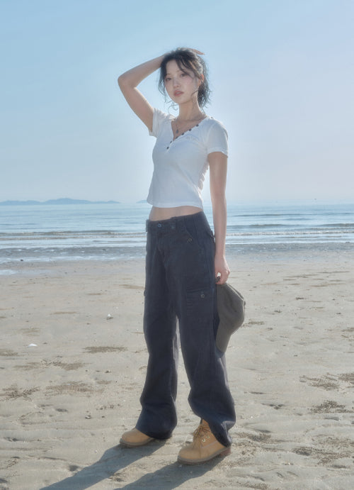 ASON JED CARGO PANTS / CHARCOAL - サイズとレビュー | MUSINSA