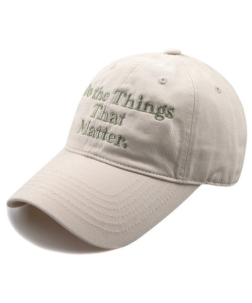 That Matter Washing Ball Cap - Light Beige