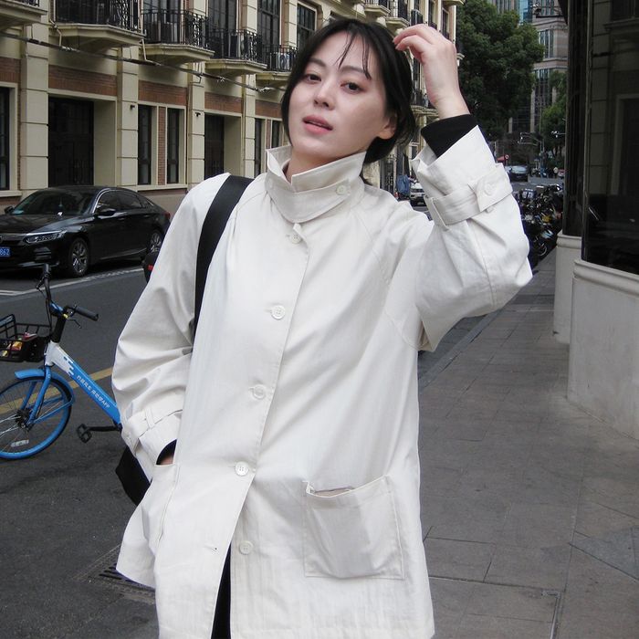 [29CM Only] SIOT4140 Core Trench Jacket_Cream