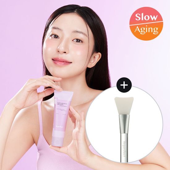 【ソフトエッグ/エラスティックグロー】ビーガン効果スロー＆エイジング低分子コラーゲンパック 80ml