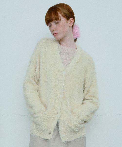 Brushed Cardigan [Cream]
