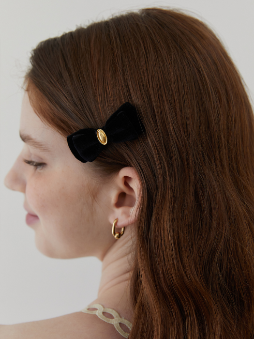 (Cute Ribbon Hair Pinch Pin Set) Set HB2215