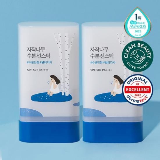 [NEW] Round Lab Birch Moisture Sun Stick 19g Double Set